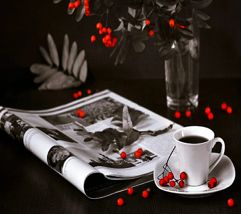 Morning time, coffee, tea, HD wallpaper