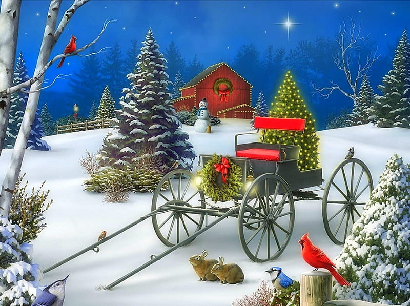 Bức hình của những Midnight Singers, Christmas Tree sẽ mang lại cho bạn cảm giác ngọt ngào như một giấc mơ ngọt ngào ngay giữa đêm. Hình ảnh đầy lãng mạn của những người hát trong không khí tuyệt vời của một cây thông được trang hoàng đầy nhiệt huyết.