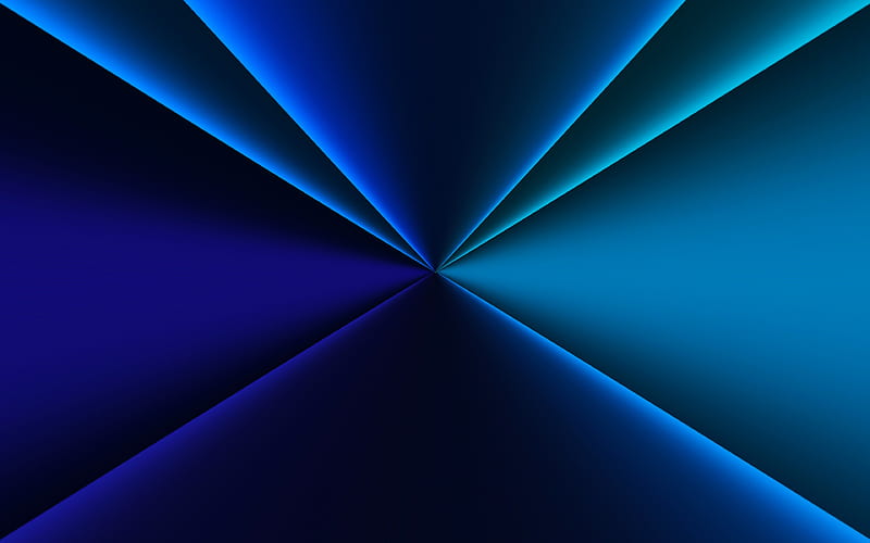 blue lines background blue light abstraction background, blue creative background, light background, HD wallpaper