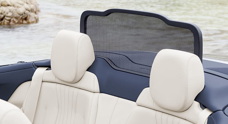 2018 Mercedes-Benz E-Class Cabrio - Yacht Blue / Macchiato Beige Interior, Air Deflector , car, HD wallpaper