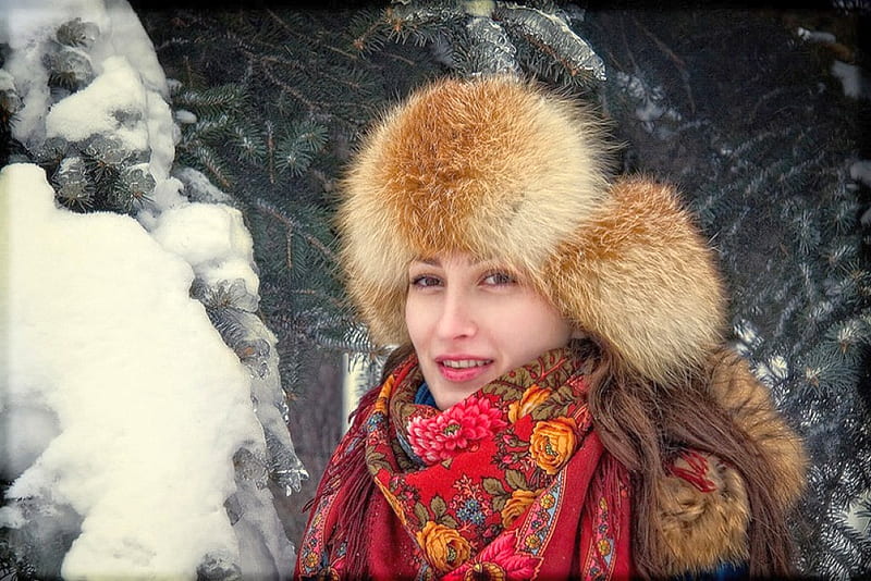 Girl-in-Winter, bonito, in-winter, girl, HD wallpaper | Peakpx
