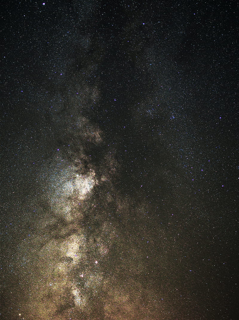 nebula, stars, glow, dark, space, HD phone wallpaper