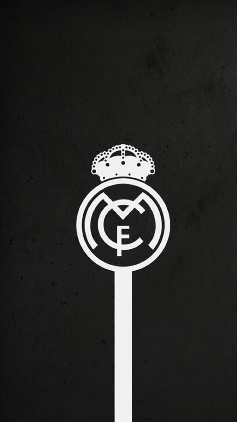 Real Madrid, black, club, esports, HD phone wallpaper