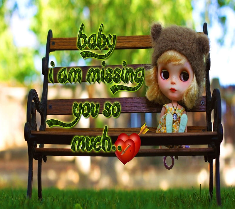 Missing You, alone, baby, cute, doll, miss you, sad, waiting, HD wallpaper  | Peakpx