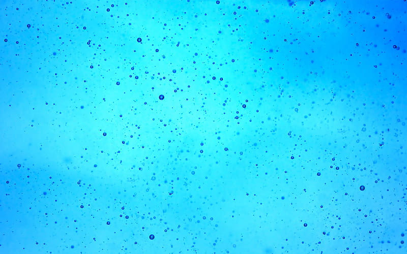 water texture, underwater world, underwater background, blue water background with bubbles, HD wallpaper