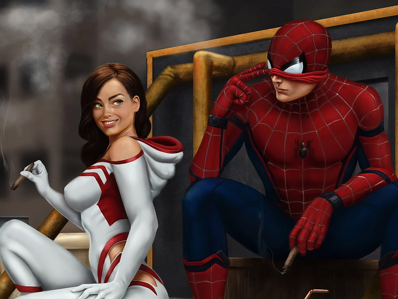 Spiderman With Gwen Stacy, Peter Parker and Gwen Stacy, HD wallpaper |  Peakpx