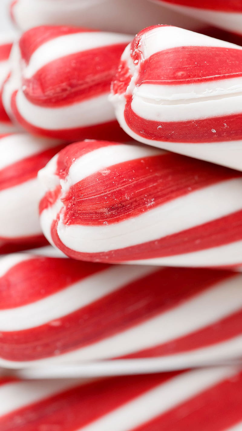 Candy, candy cane, merry christmas, peppermint, HD phone wallpaper