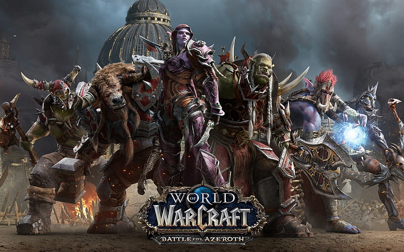 World of Warcraft Battle for Azeroth, art, 2018 games, World of Warcraft, WoW, HD wallpaper
