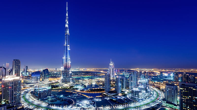 Aerial View Of Burj Khalifa Dubai Travel, HD wallpaper | Peakpx