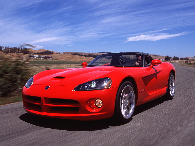 2003 Dodge Viper SRT10 Convertible, 3rd Gen, V10, car, HD wallpaper