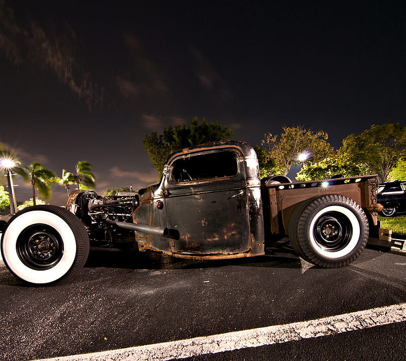 Rat rod, car, engine, usa, vintage, HD wallpaper | Peakpx