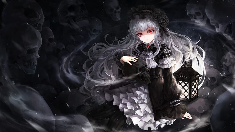 Download wallpaper 1440x2630 vampire, anime girl, beautiful, samsung galaxy  note 8, 1440x2630 hd background, 5659