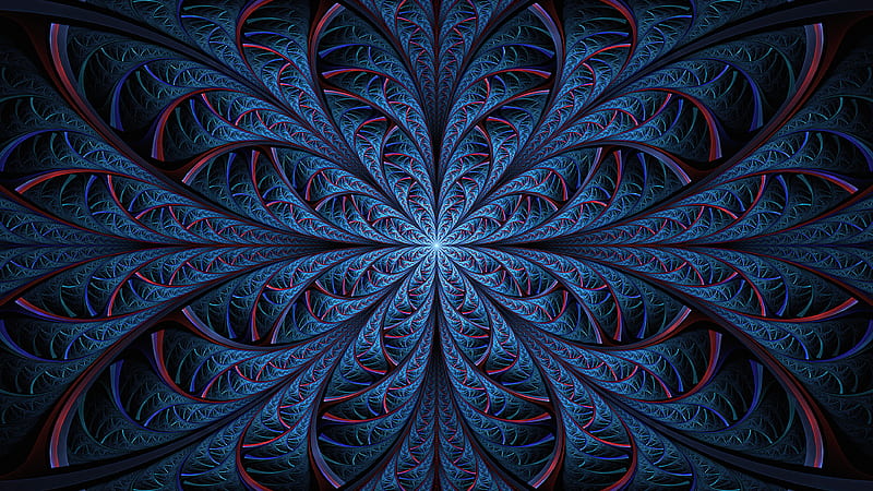 Night Hawk Blue Spiral , abstract, artist, artwork, digital-art, HD wallpaper