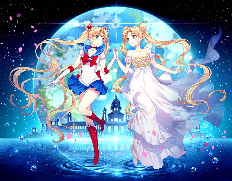Sailor Moon, anime, moon kingdom, serenity, HD wallpaper