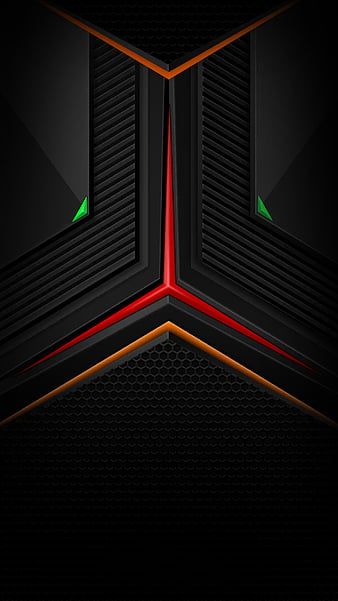 Mix edge, black, red, blue, orange, edge, dark, ultra, simple, HD phone  wallpaper | Peakpx
