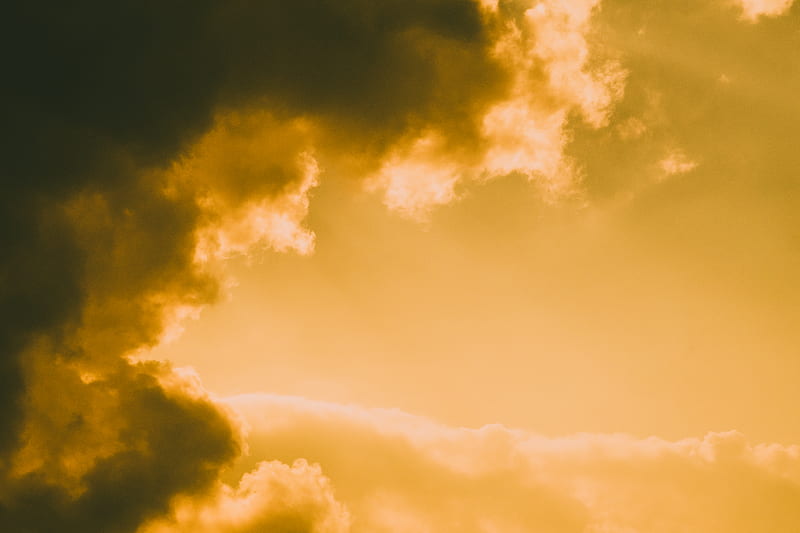 Of Clouds At Golden Hour Hd Wallpaper Peakpx