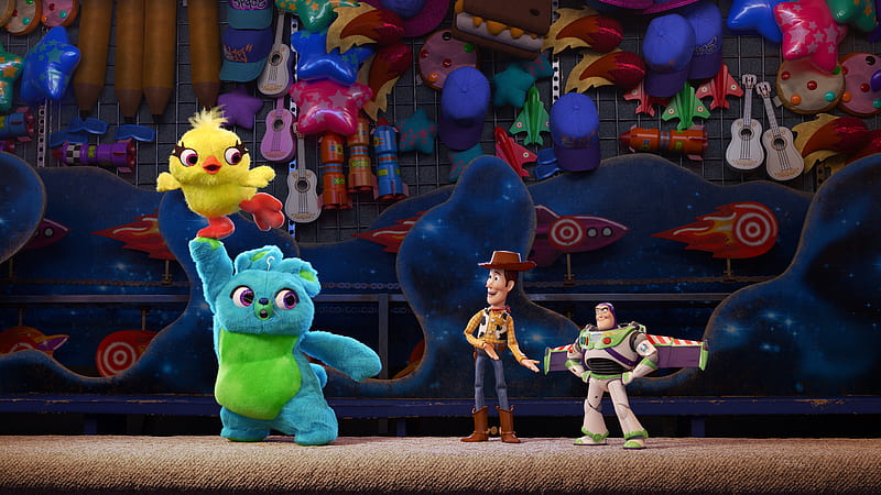 toy story 4, animation, buzz lightyear, sheriff woody, Movies, HD wallpaper