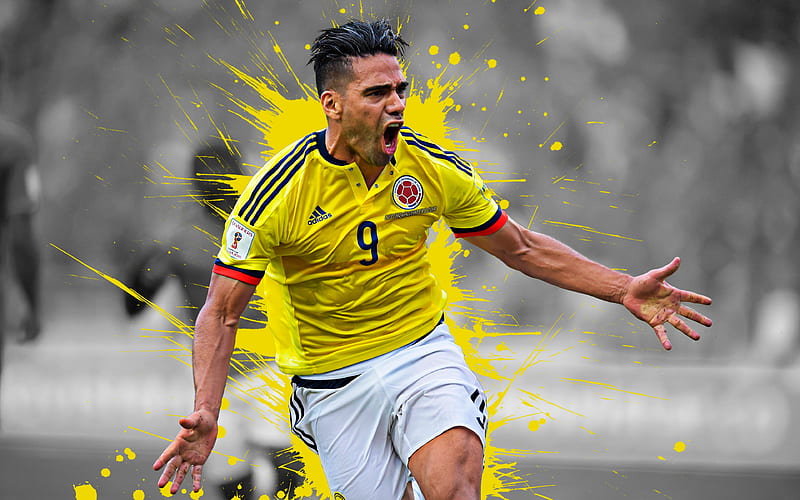 Radamel Falcao, football, Colombia, Colombian, Footballer, Soccer, HD wallpaper