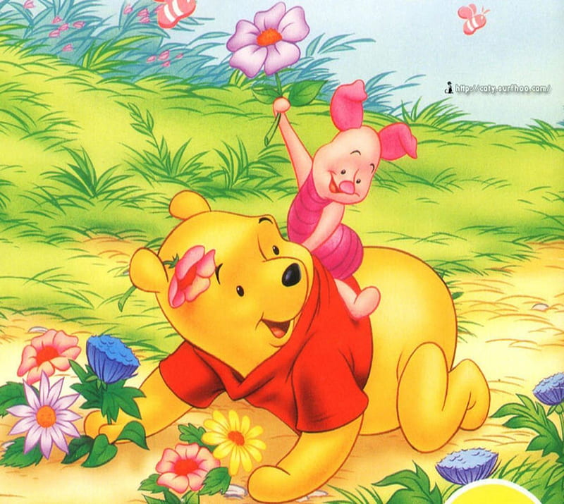 Winnie The Pooh, cartoons, piglet, HD wallpaper