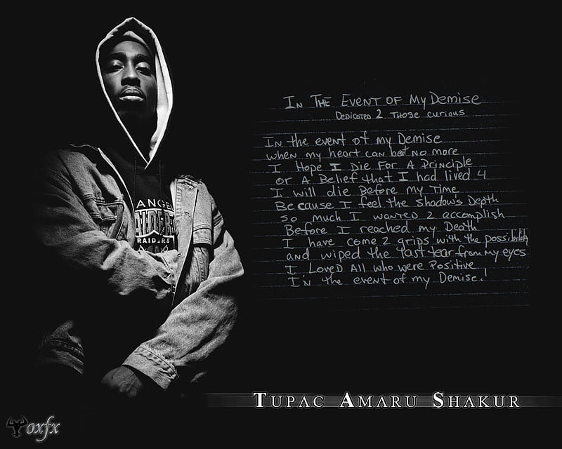 In The Event Of My Demise, hood, tupac, male, tupac amaru shakur, music,  hiphop, HD wallpaper | Peakpx