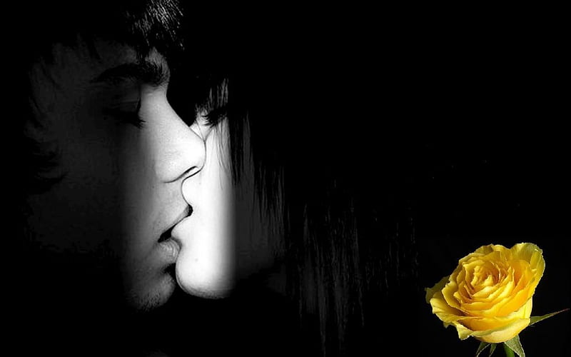 Love Is Beautiful, Kisses, Love, Bonito, Couple, Sweet, Hd Wallpaper ...