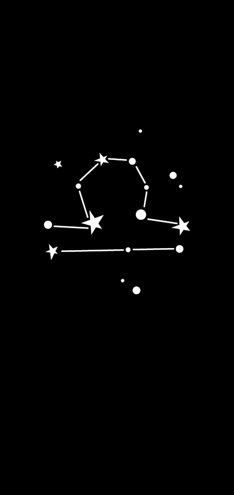 S10 Libra, Kiss, astrology, black, constellation, horoscope, s10 cutout, stars, symbol, zodiac, HD phone wallpaper