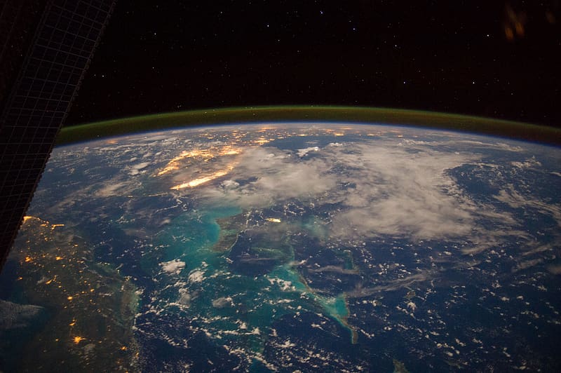 Cuba, Bahamas, Florida, Nasa, From Space, The Carribean, HD wallpaper