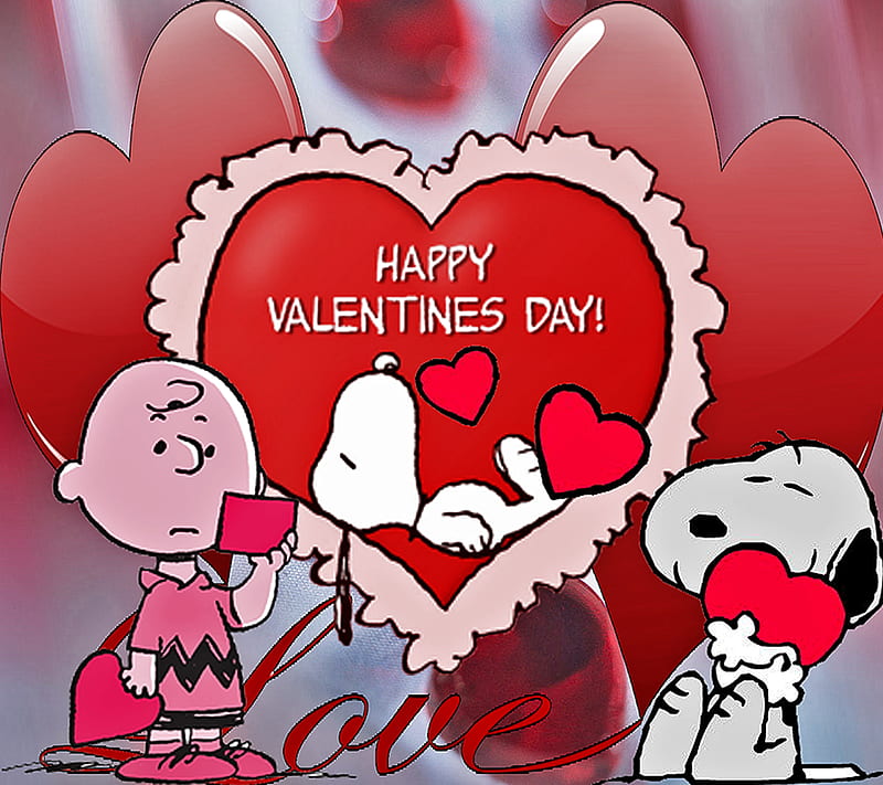 Snoopy Valentine Wallpapers  Wallpaper Cave