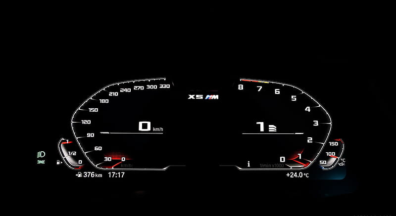 2020 BMW X5 M Competition - Digital Instrument Cluster , car, HD wallpaper