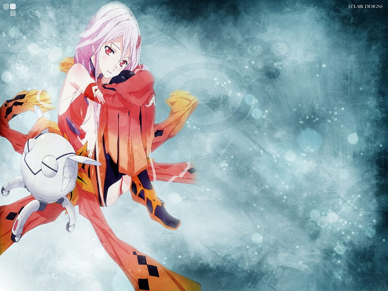 Wallpaper smile, friends, uniform, guilty crown, fyu-neru, inori