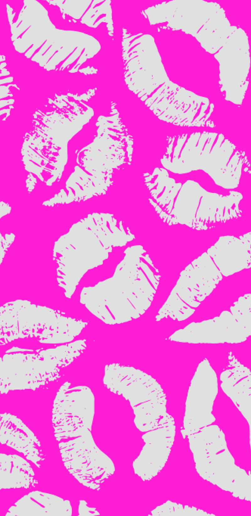 Silver Kisses Pink Print Romance Magenta White Kiss Kisses Love Hd Mobile Wallpaper Peakpx