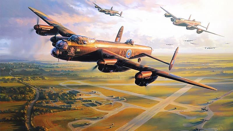 Military, Avro Lancaster, Bombers, HD wallpaper