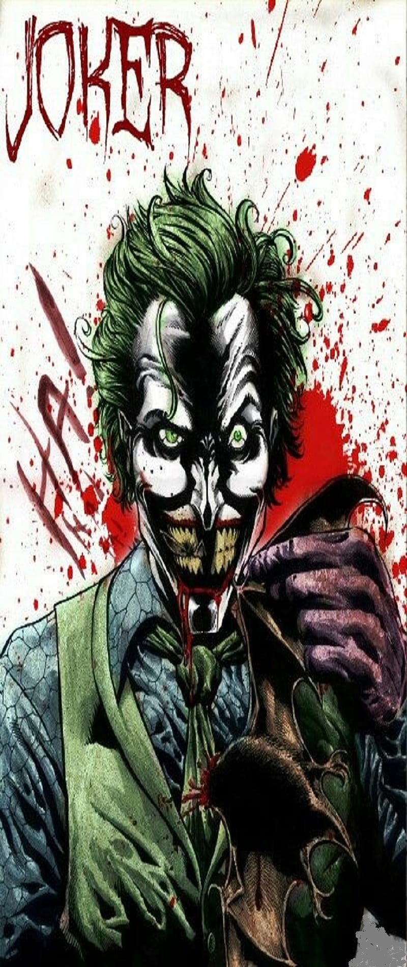 Mr J bat sharing, clown, joker, HD phone wallpaper | Peakpx