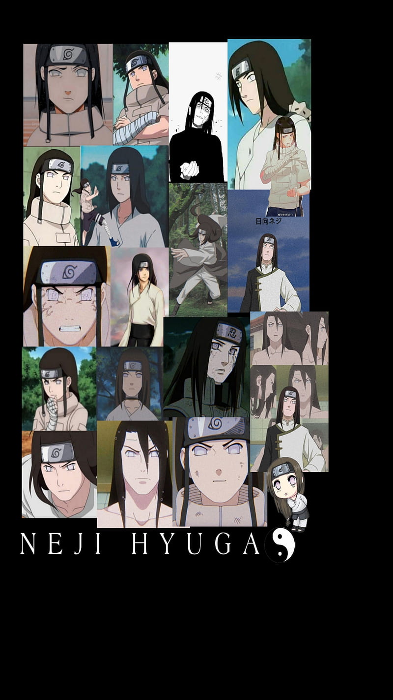 Neji Hyuga, eye, hair, Hyuga clan, Naruto, HD phone wallpaper