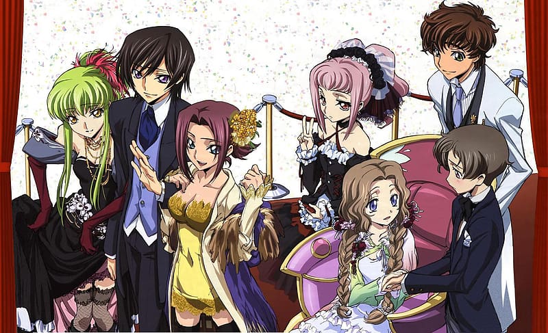 Lelouch Lamperouge Suzaku Kururugi C.C. Geass Anime, Anime