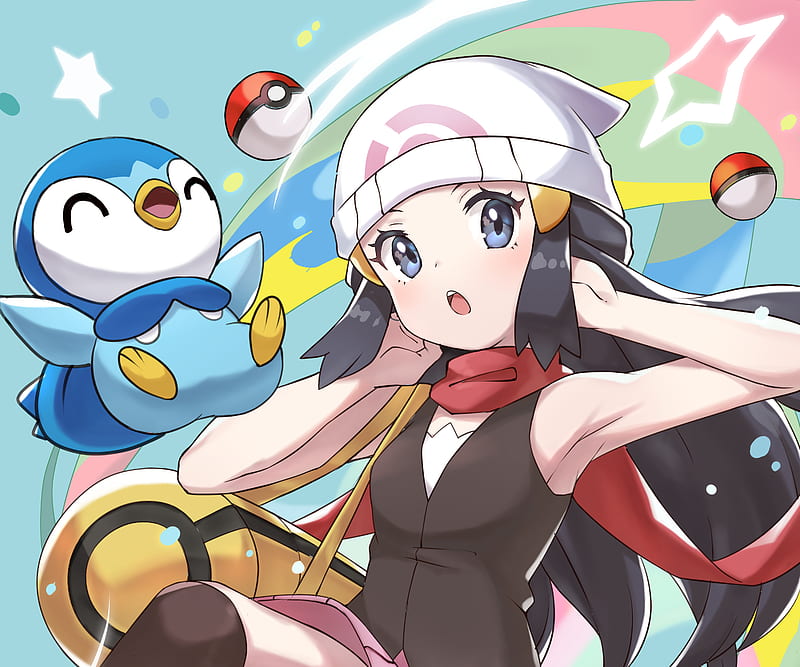 Dawn And Piplup Pokemon Live Wallpaper - MoeWalls