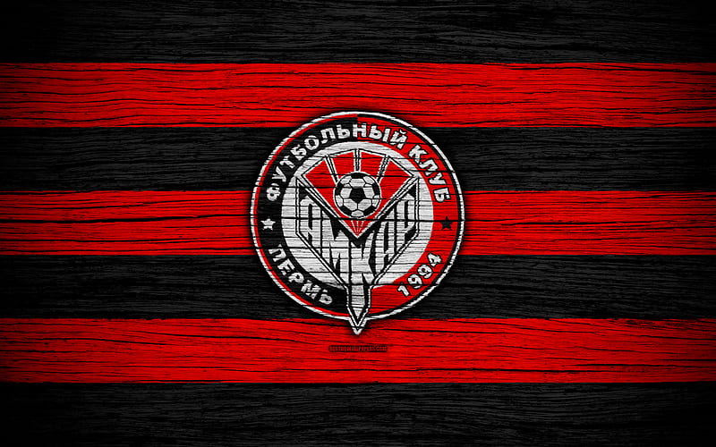 FC Amkar wooden texture, Russian Premier League, soccer, football club, Russia, Amkar, logo, art, football, Amkar FC, HD wallpaper