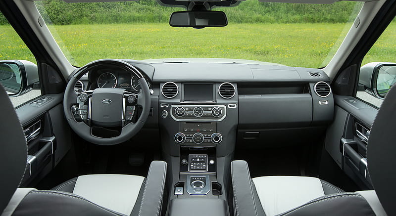 2015 Land Rover Discovery Grand Black Lacquer - Interior , car, HD wallpaper