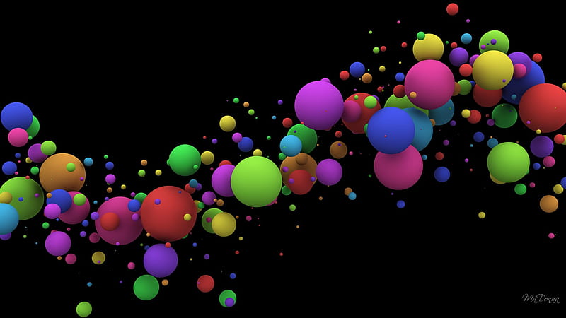 Colors Splash, splash, balls, throw, colors, color, abstract, HD wallpaper