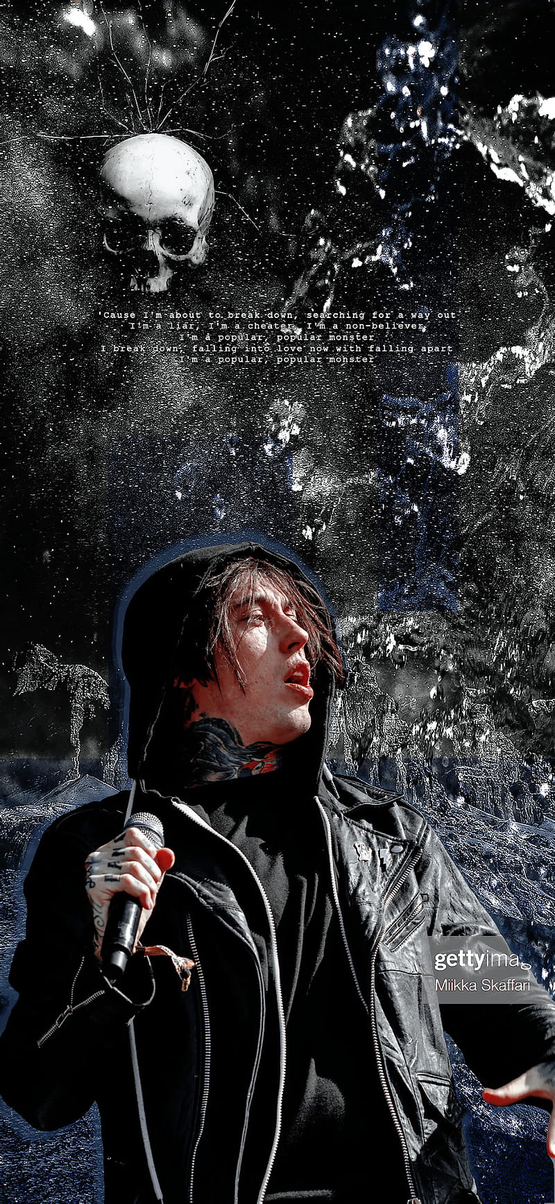 1366x768px, 720P free download | RONNIE RADKE, falling in reverse, rock