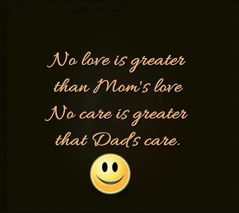 mom and dad, care, cool, greater, life, love, new, quote, saying, sign, HD wallpaper