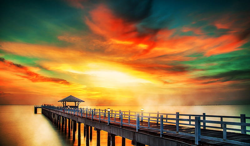 vara, orange, summer, faleza, sunset, sky, sea, HD wallpaper | Peakpx