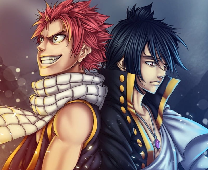 Brothers, Black Wizard, Fairy Tail, Anime, Manga, Zeref, D, Natsu Dragneel, E, Brother, Dragon Slayer, Emperor Spriggan, Fire, Mage, Ugly Fairy, Etherious, N, HD wallpaper