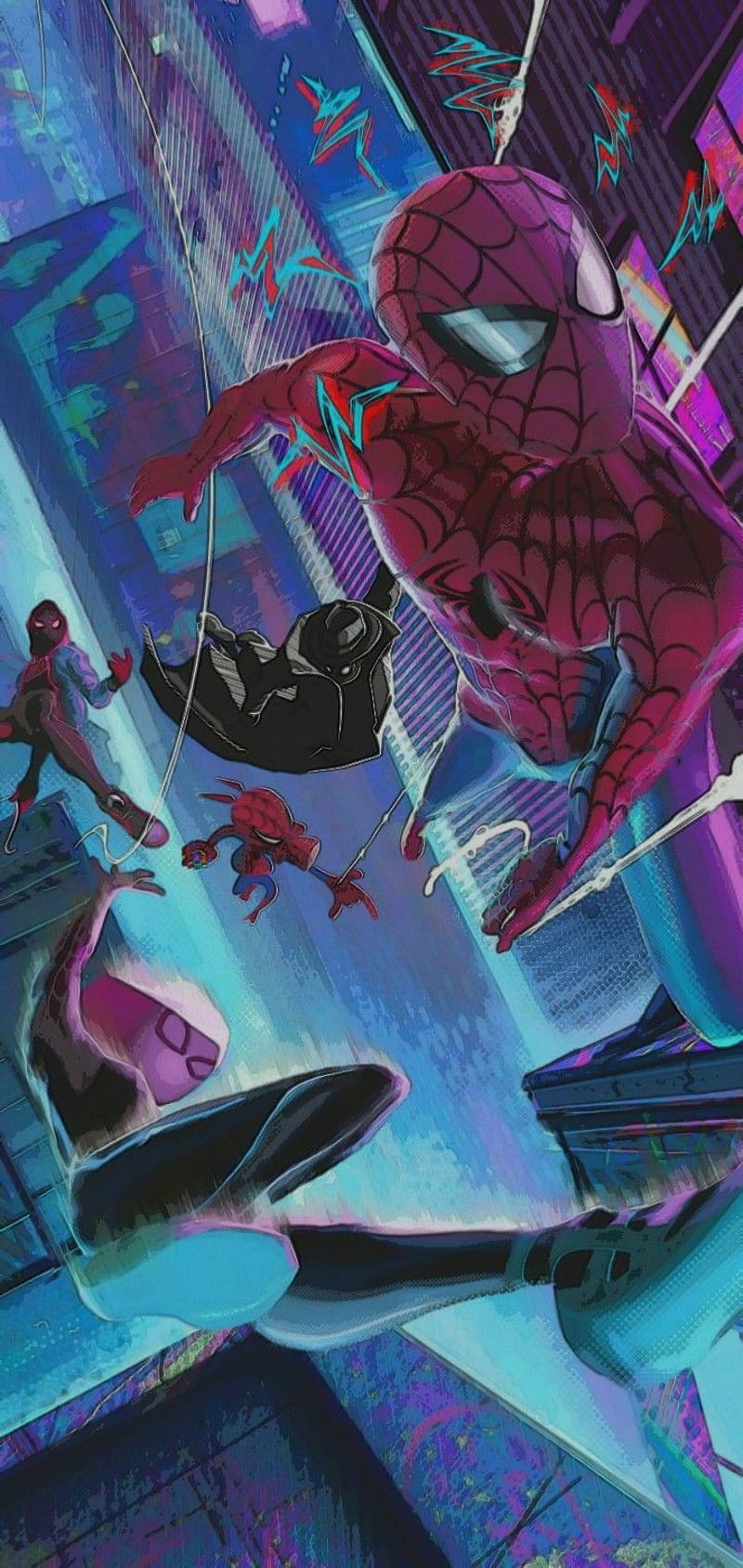 Spiderman multiverse, multiuniverses, HD phone wallpaper | Peakpx