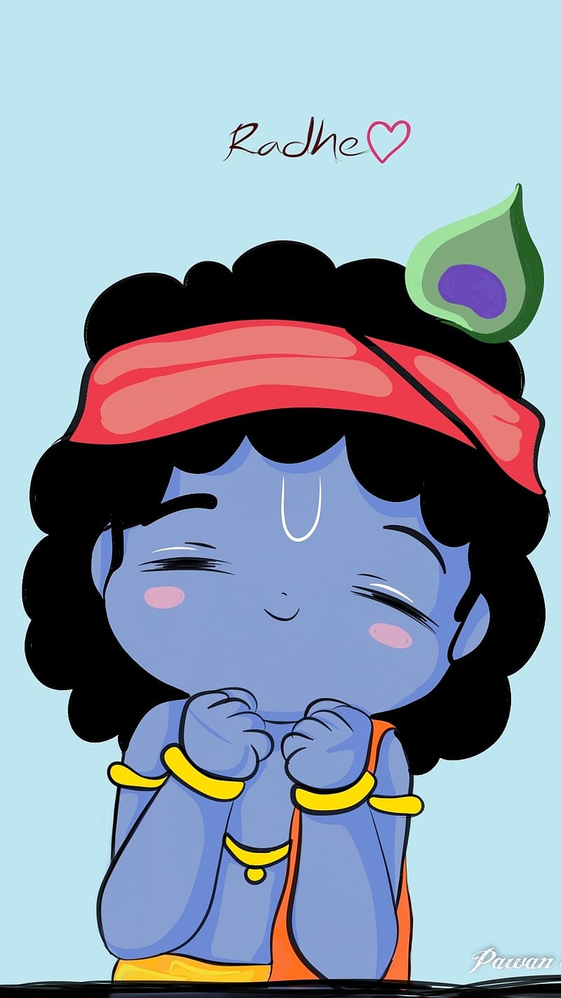 Krishna Bhagwan Cartoon, krishna bhagwan, cartoon, HD phone wallpaper |  Peakpx