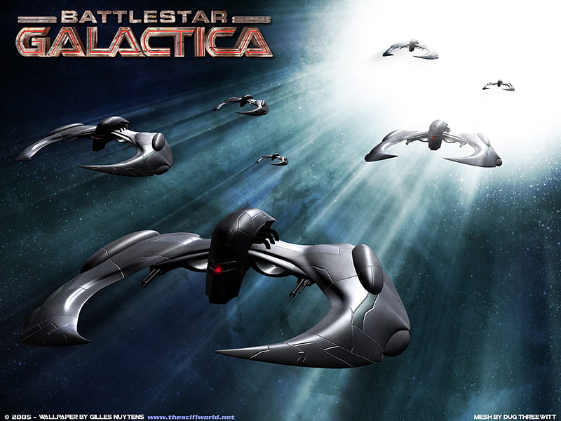 Battlestar Galactica, ships, show, scifi, tv, HD wallpaper