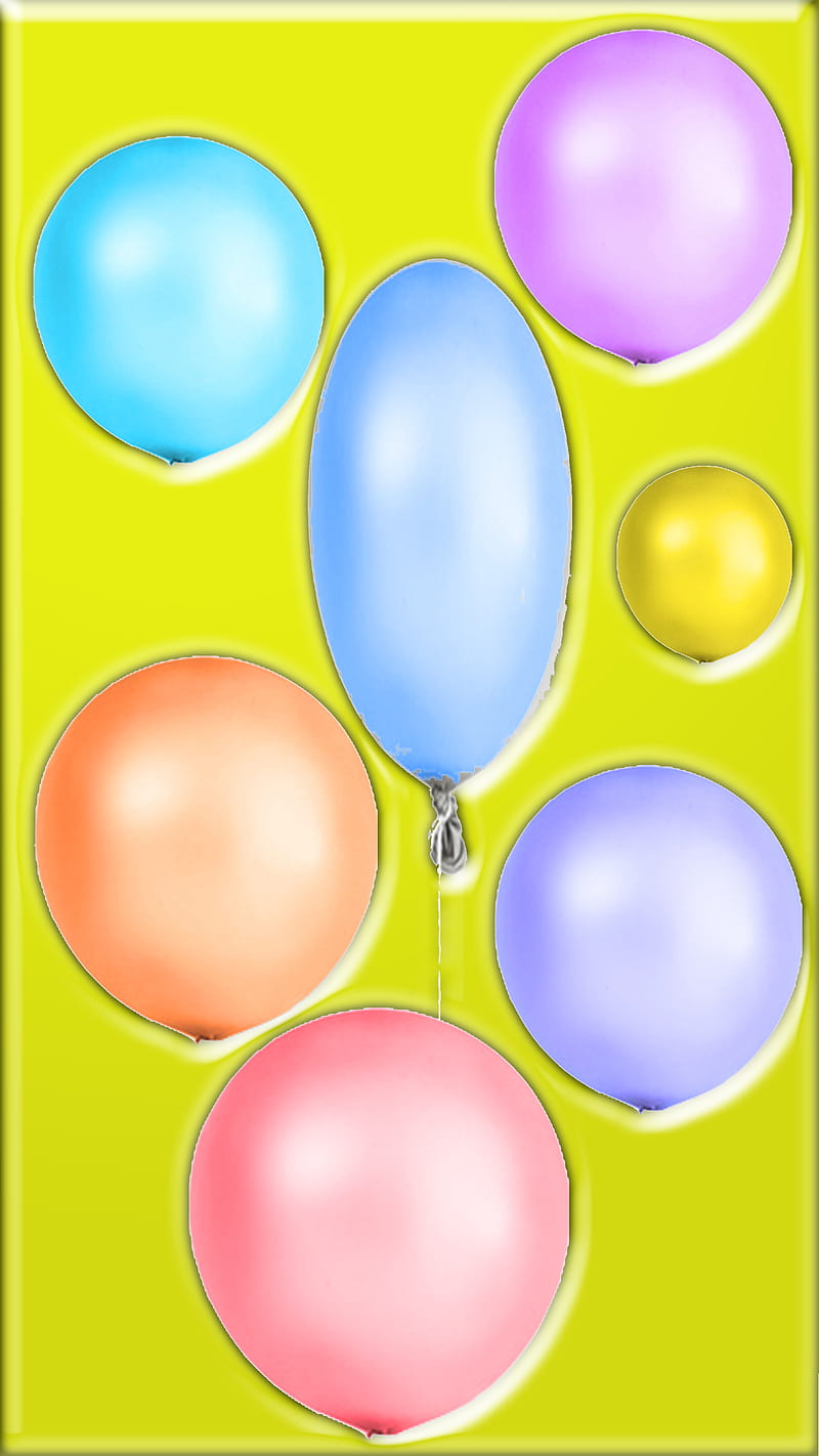 balloons on yellow, 999, abstract, abundance, artistic, balloons, blue, brilliant, circle, colors, dance, disco, effect, electric, flou, flow, joy, life, love, mandala, money, music, party, peace, pink, premium, rainbow, red, sky, special, stripes, top class, trap, violet, vip, wave, yellow, HD phone wallpaper