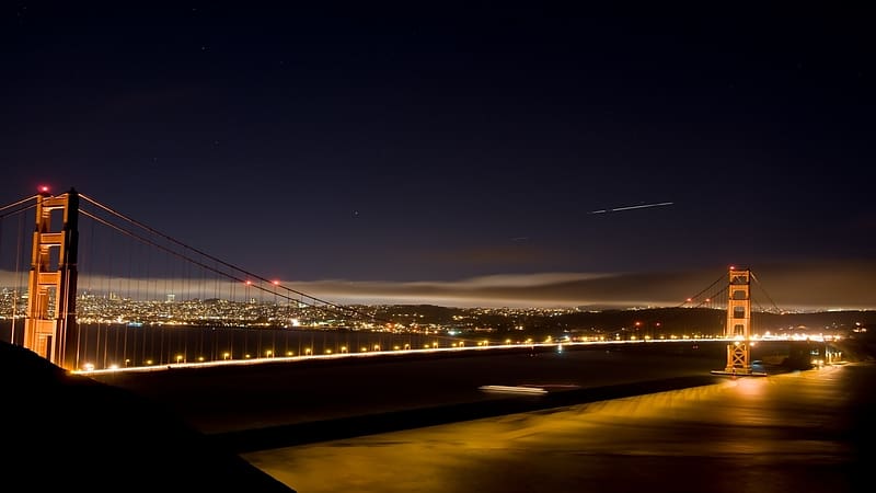 Bridges, City, Fog, , Bridge, Golden Gate, HD wallpaper