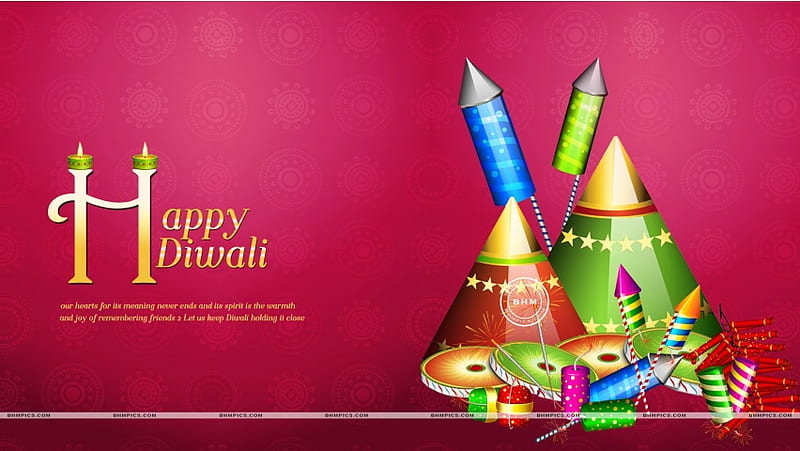 Happy Diwali Crackers, HD wallpaper