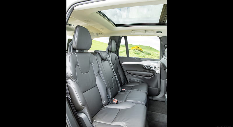 2016 Volvo XC90 (UK-Spec) Charcoal Nappa Leather with Metal Mesh Trim - Interior Rear Seats , car, HD wallpaper